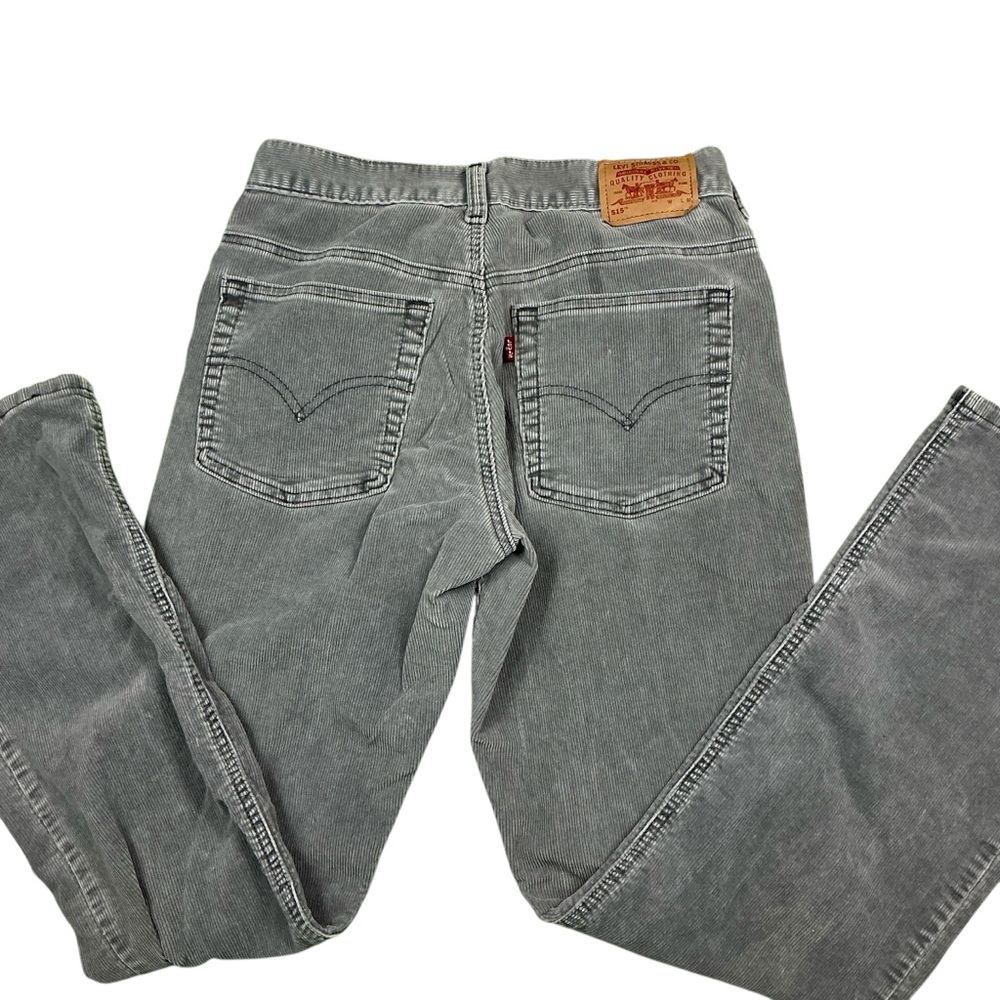 Vintage Levi’s 515 low rise boot cut gray corduroy pants 29x31